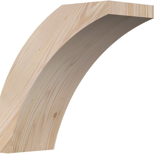 Ekena Millwork 5 1/2"W x 12"D x 12"H Thorton Smooth Knee Brace, Douglas Fir BRC06X12X12THR00SDF - main